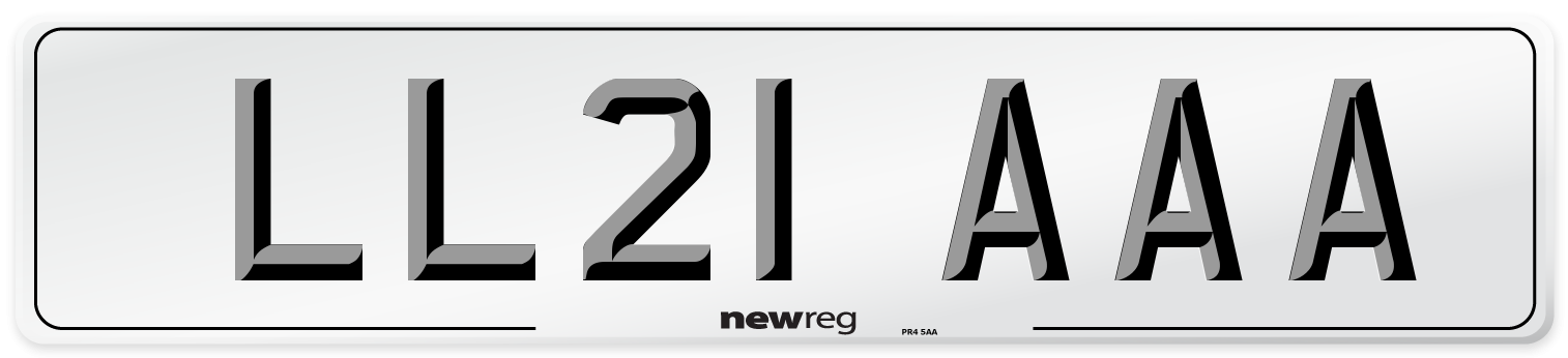 LL21 AAA Number Plate from New Reg
